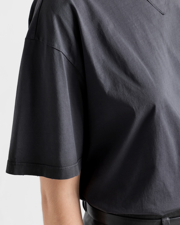 Cotton jersey T-shirt - Lead Gray Cotton jersey T-shirt - Lead Gray