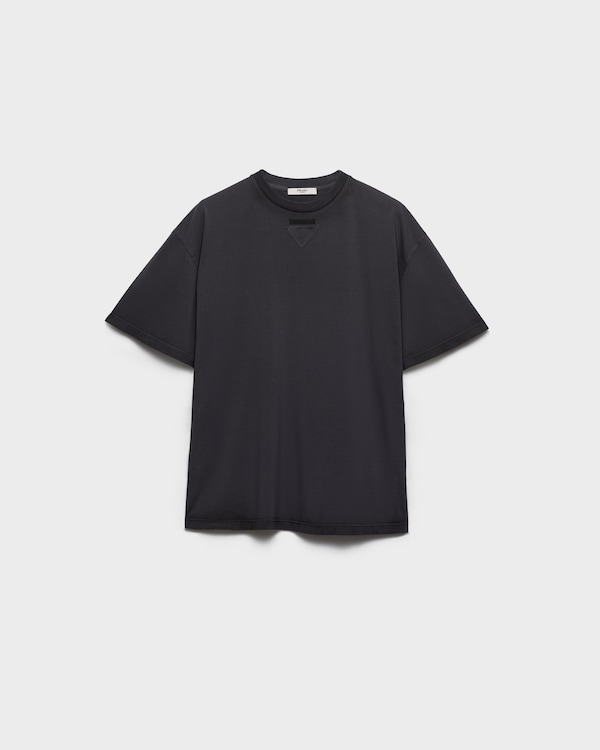 Cotton jersey T-shirt - Lead Gray Cotton jersey T-shirt - Lead Gray
