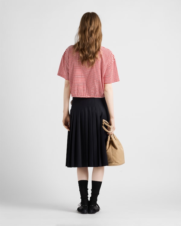 Striped jersey polo shirt Striped jersey polo shirt