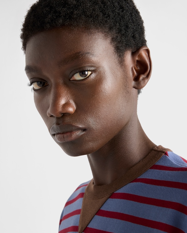 T-shirt oversize en jersey rayé T-shirt oversize en jersey rayé