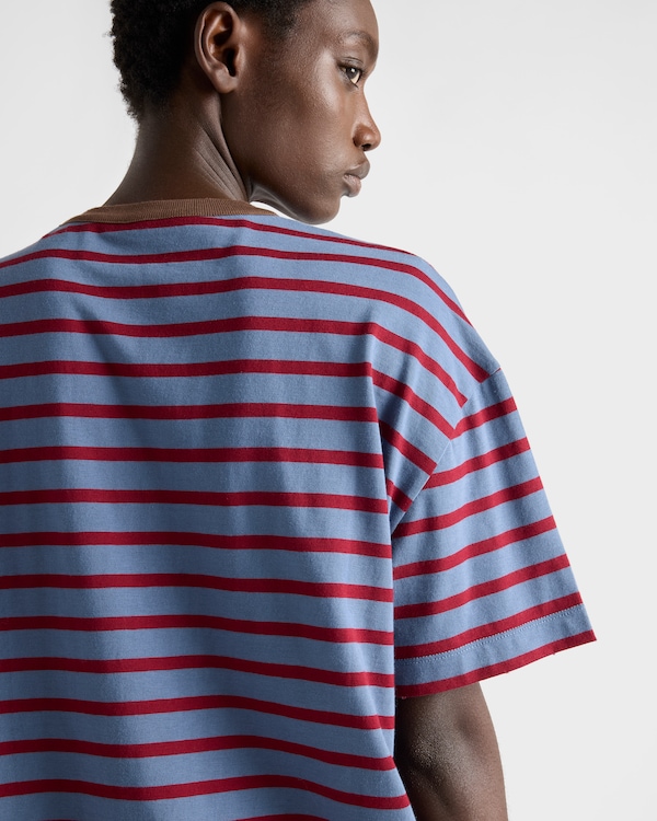 T-shirt oversize en jersey rayé T-shirt oversize en jersey rayé