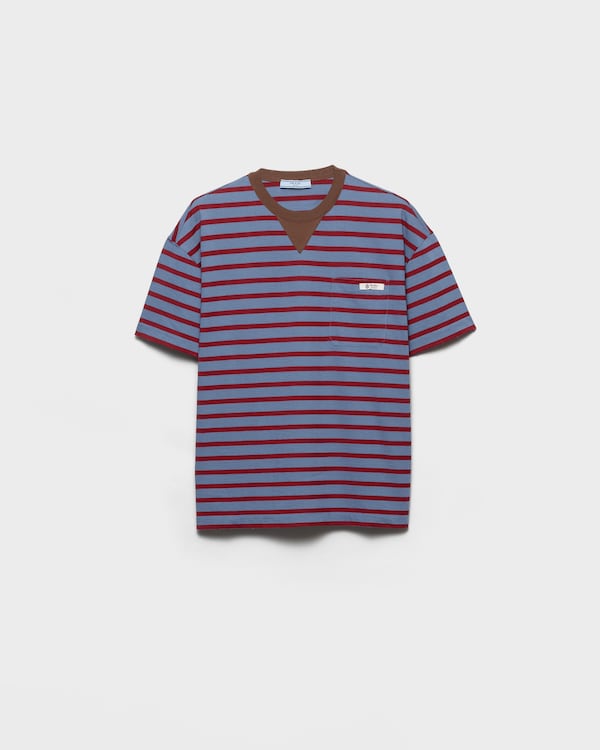 T-shirt oversize en jersey rayé T-shirt oversize en jersey rayé