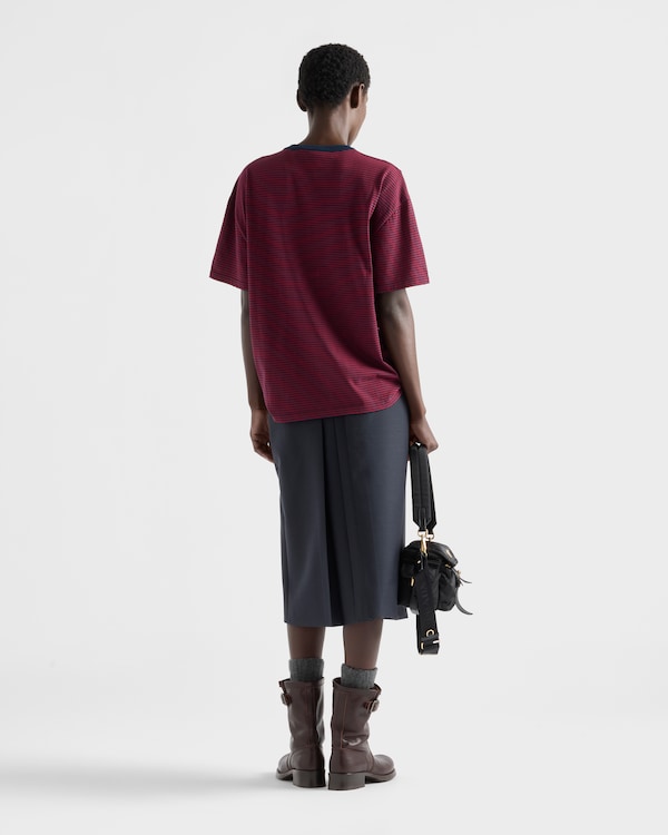 T-shirt oversize en jersey rayé T-shirt oversize en jersey rayé