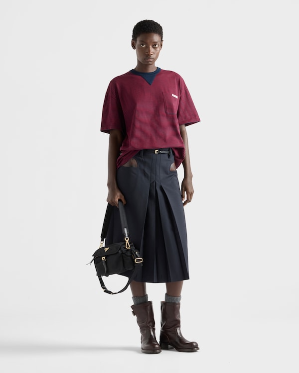 T-shirt oversize en jersey rayé T-shirt oversize en jersey rayé