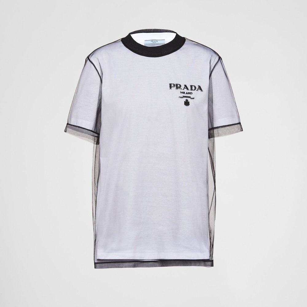 おすすめネット PRADA プラダ プラダコンビネーションシャツ