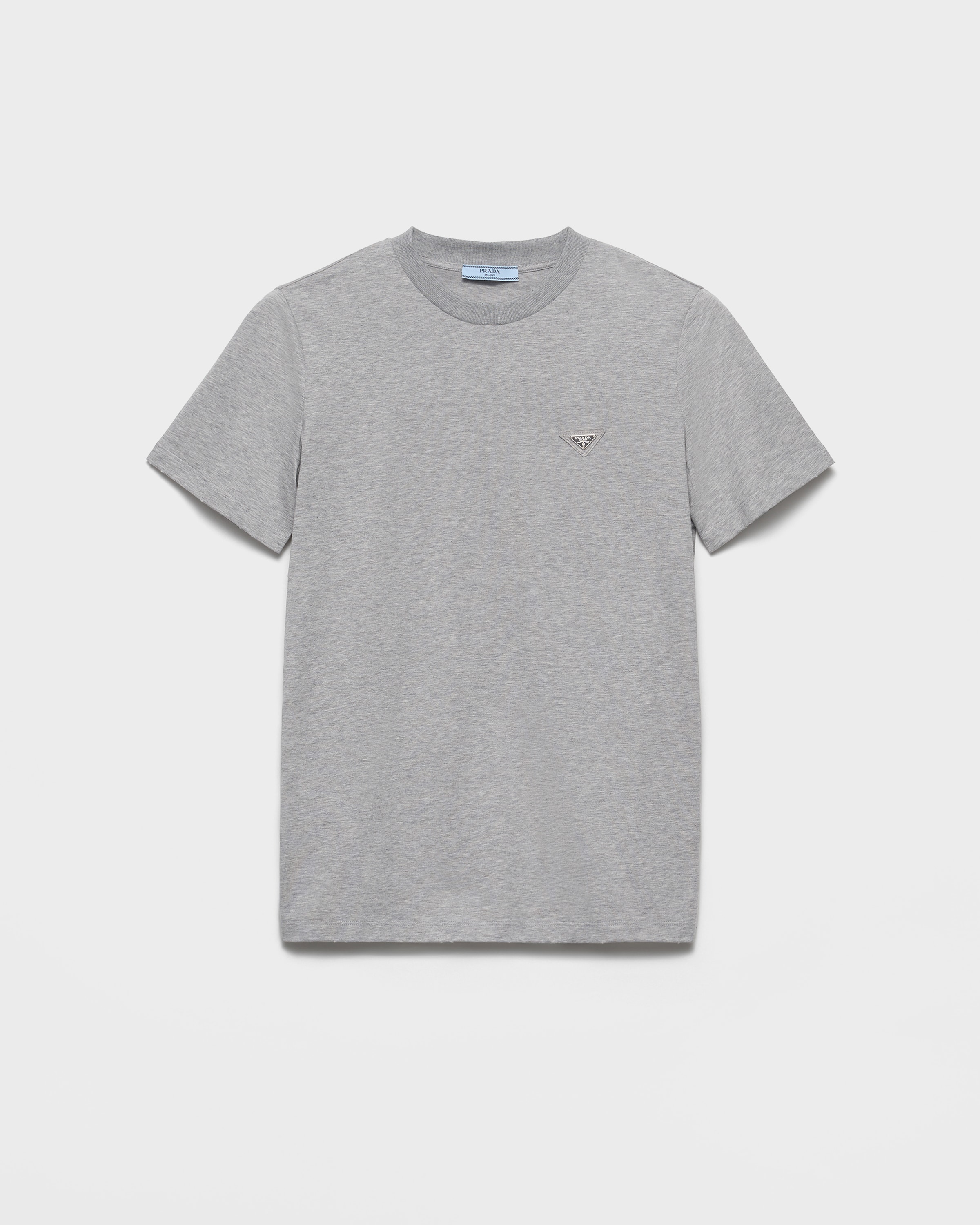 Grey Jersey T-shirt | PRADA