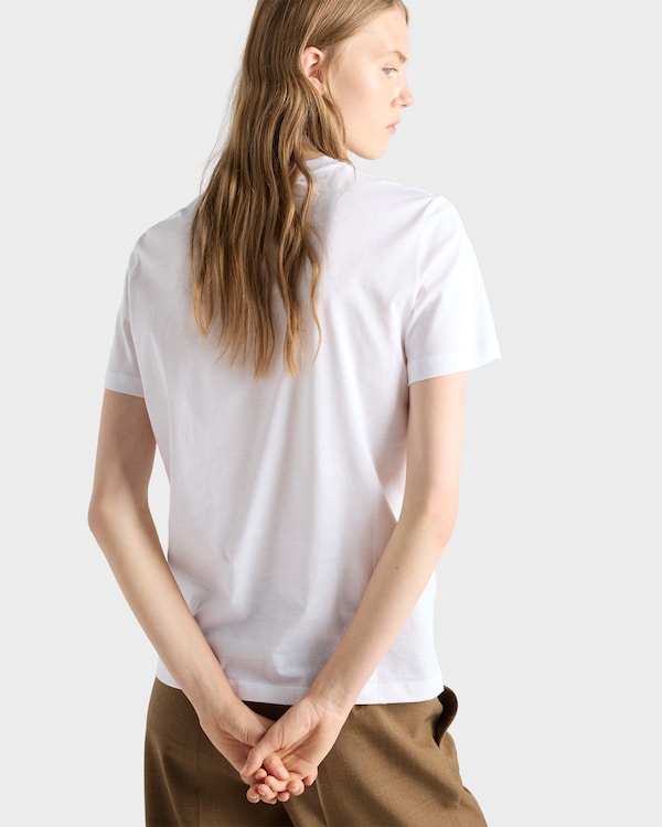 ジャージー Tシャツ - ホワイト ジャージー Tシャツ - ホワイト