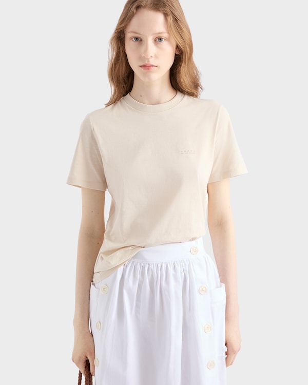 Cotton jersey T-shirt - Chalk Cotton jersey T-shirt - Chalk