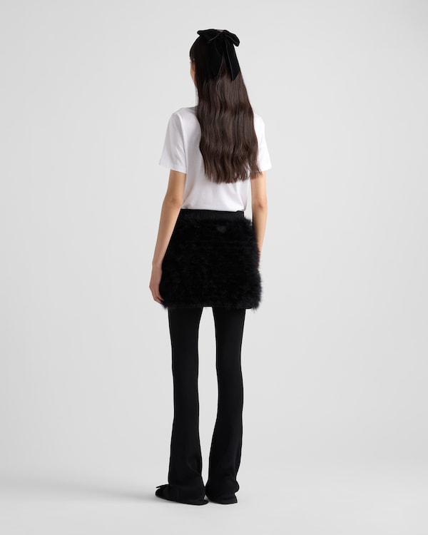 자수 장식 저지 티셔츠 자수 장식 저지 티셔츠