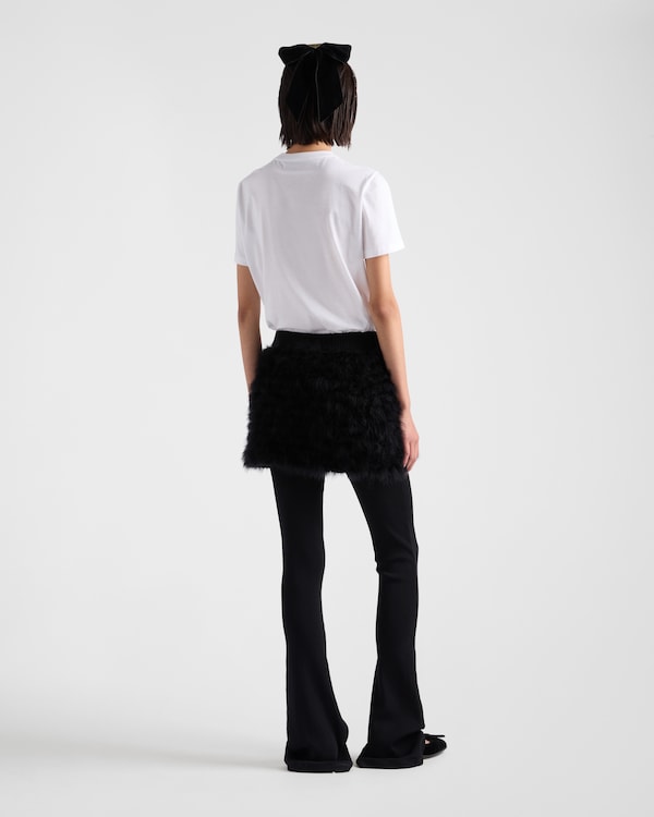 Jersey T-shirt with embroidered triangle Jersey T-shirt with embroidered triangle