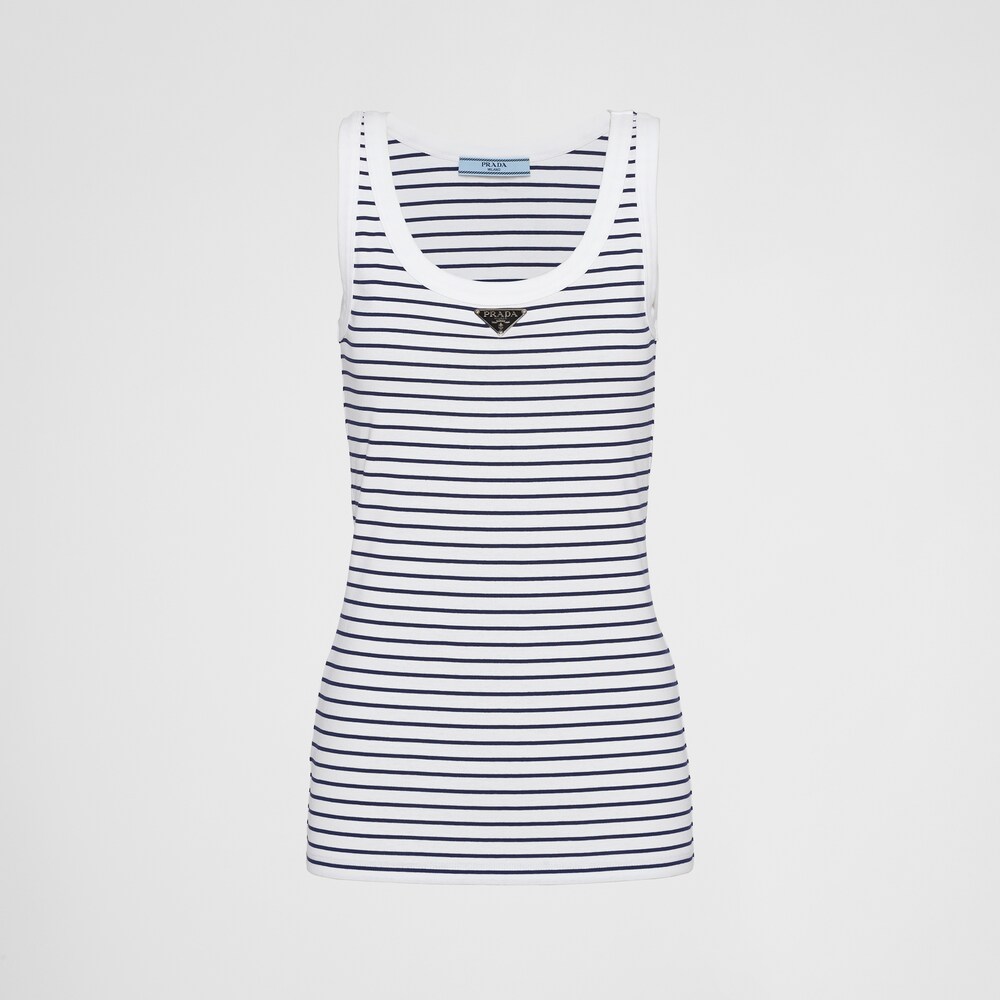 Prada Top in jersey stampato 1