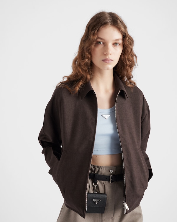 Ribbed knit crop top - Sky Blue Ribbed knit crop top - Sky Blue