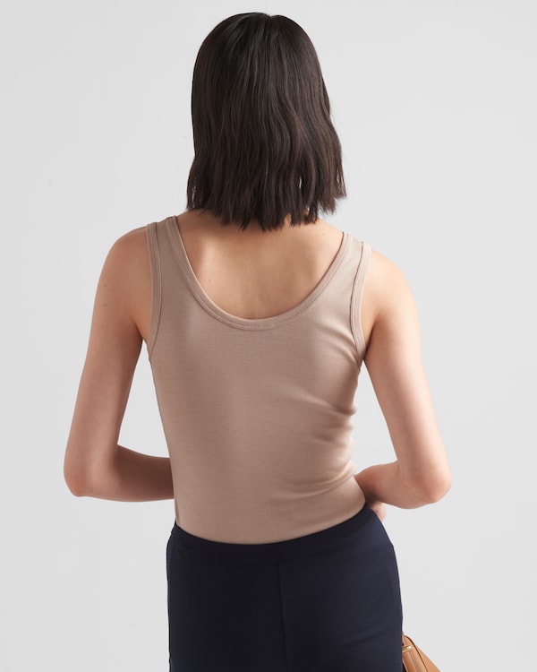 Ribbed knit top Ribbed knit top