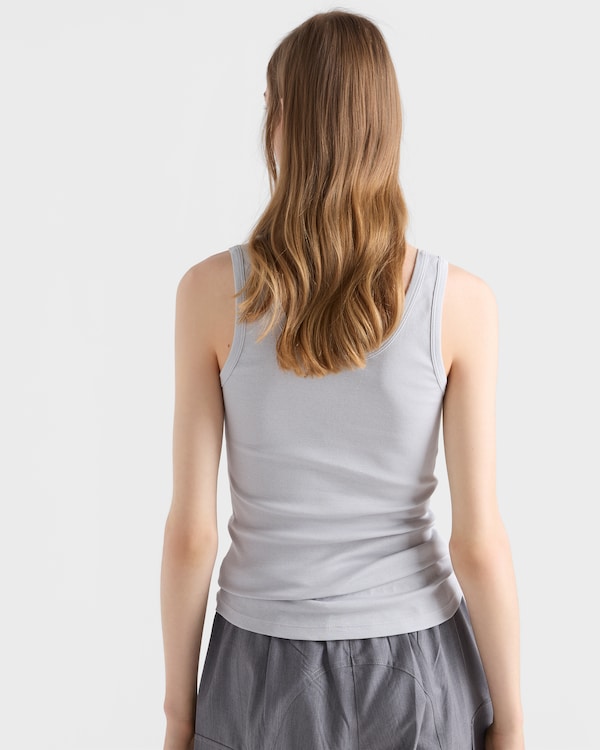 Ribbed knit tank top - Marble Gray Ribbed knit tank top - Marble Gray