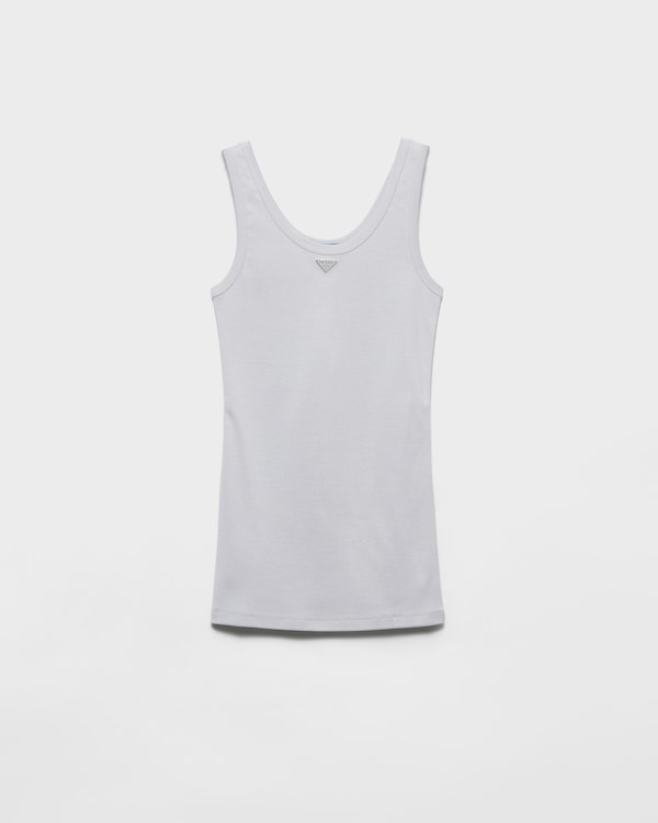 Ribbed knit tank top - Marble Gray Ribbed knit tank top - Marble Gray