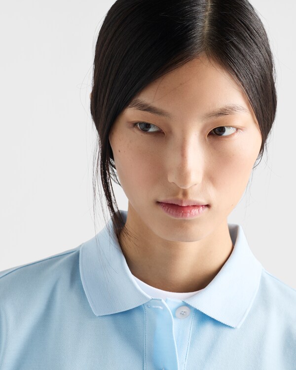 Piqué and jersey polo shirt Piqué and jersey polo shirt