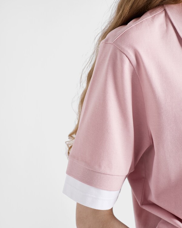 Piqué and jersey polo shirt Piqué and jersey polo shirt