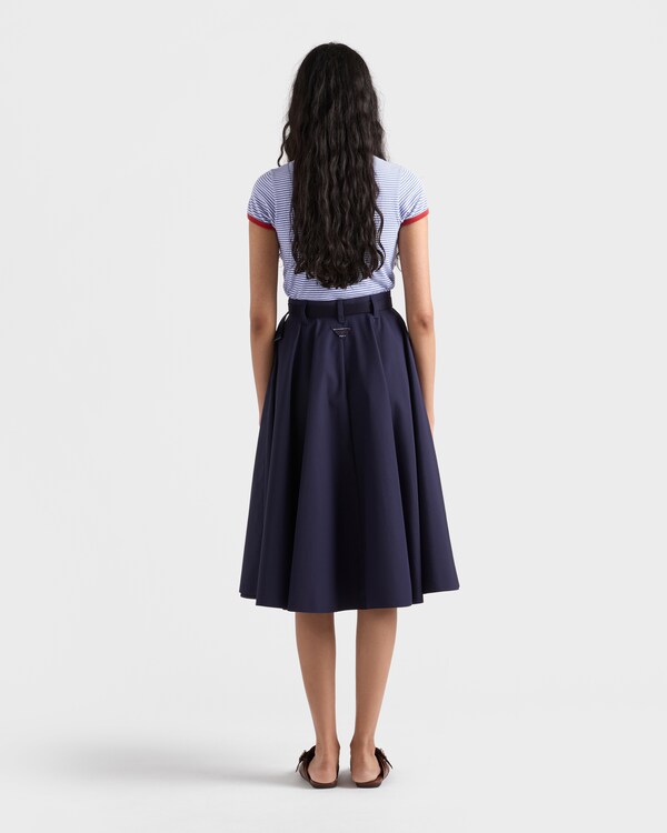 Striped jersey T-shirt - Periwinkle/Red Striped jersey T-shirt - Periwinkle/Red