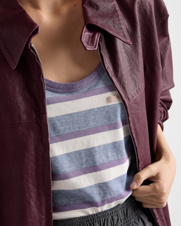 Bayadere stripe jersey tank top - Blue/Iris Bayadere stripe jersey tank top - Blue/Iris