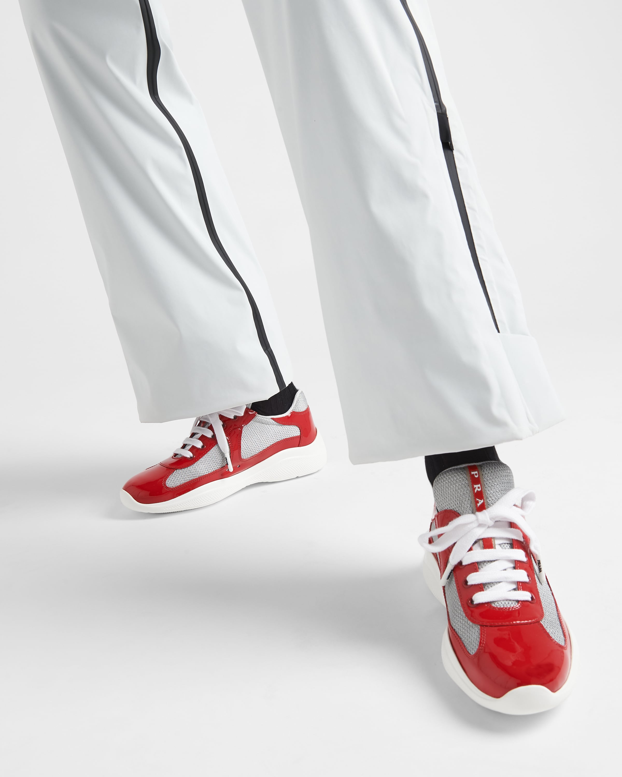 Red Prada America's Cup sneakers | Prada
