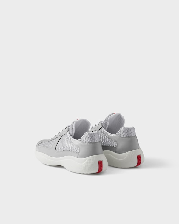 Prada America's Cup biker fabric sneakers - Pearl Gray Prada America's Cup biker fabric sneakers - Pearl Gray