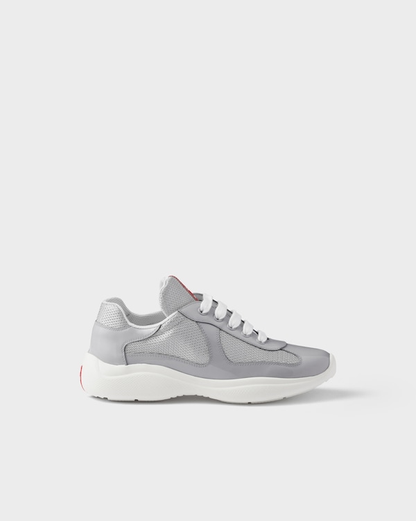 Prada America's Cup biker fabric sneakers - Pearl Gray Prada America's Cup biker fabric sneakers - Pearl Gray