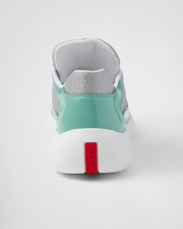 Prada America's Cup biker fabric sneakers - Jade Green Prada America's Cup biker fabric sneakers - Jade Green