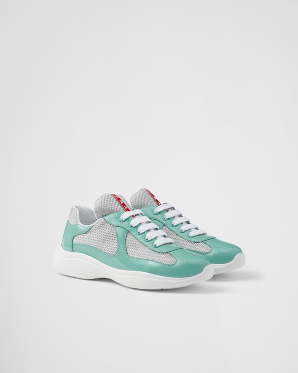 Prada America's Cup biker fabric sneakers - Jade Green Prada America's Cup biker fabric sneakers - Jade Green