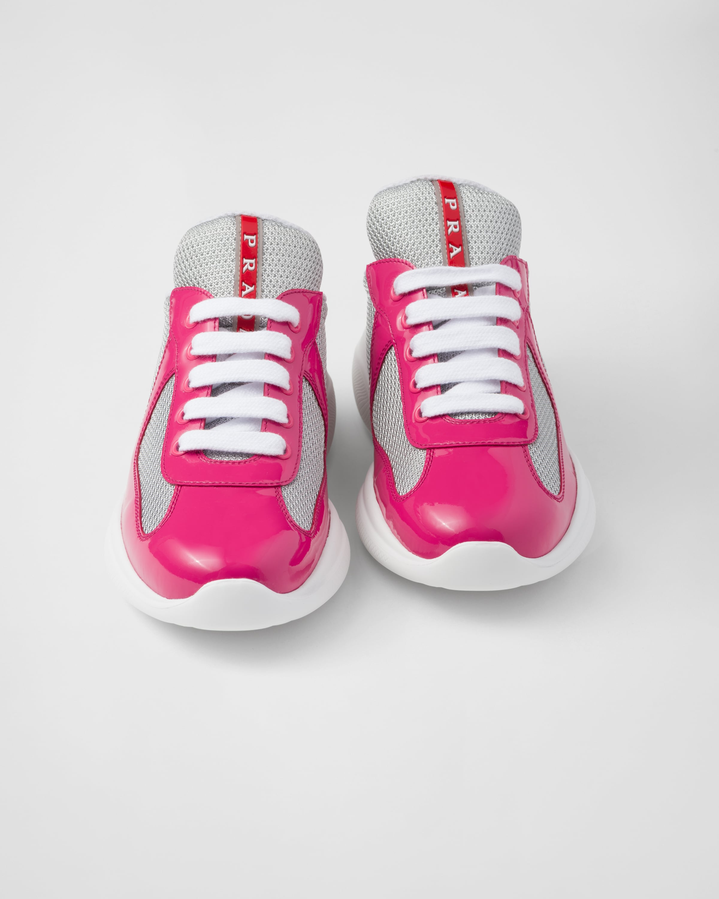 Hot pink sale prada sneakers