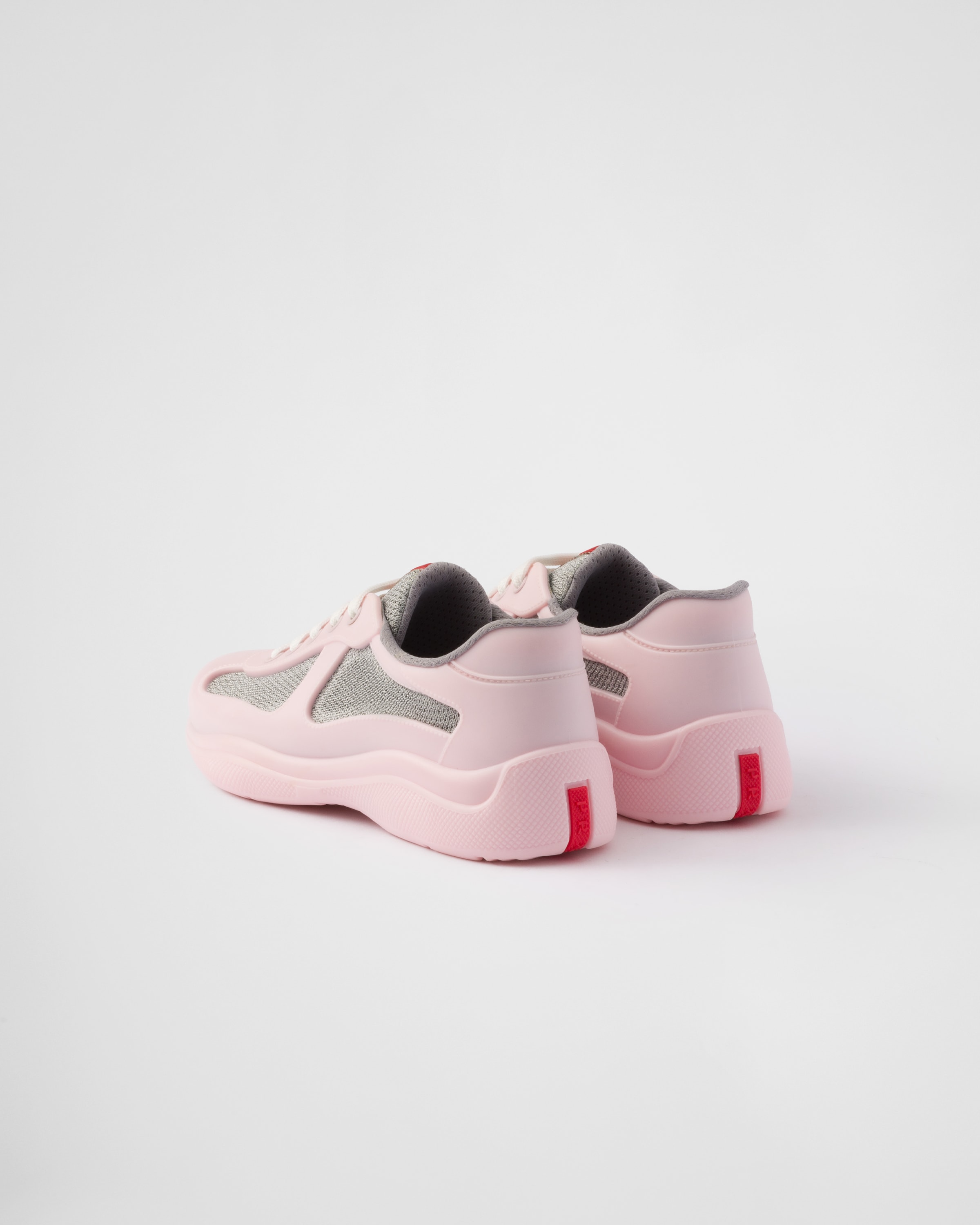 Pink prada sneakers sales
