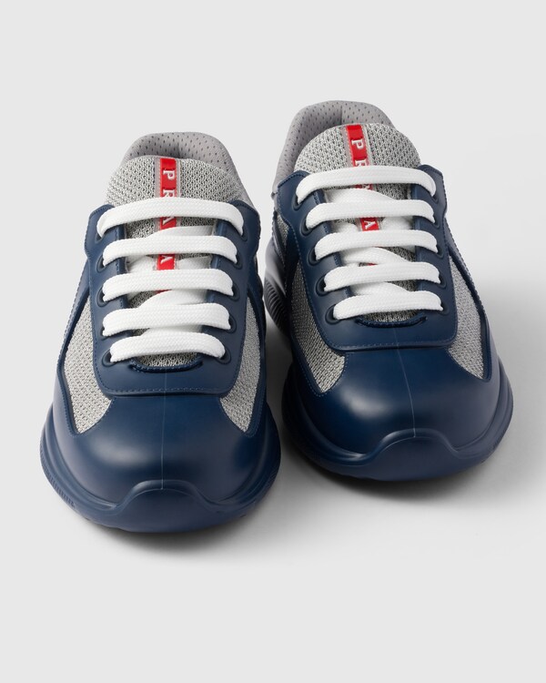 Prada America's Cup Soft rubber and bike fabric sneakers - Royal Blue Prada America's Cup Soft rubber and bike fabric sneakers - Royal Blue
