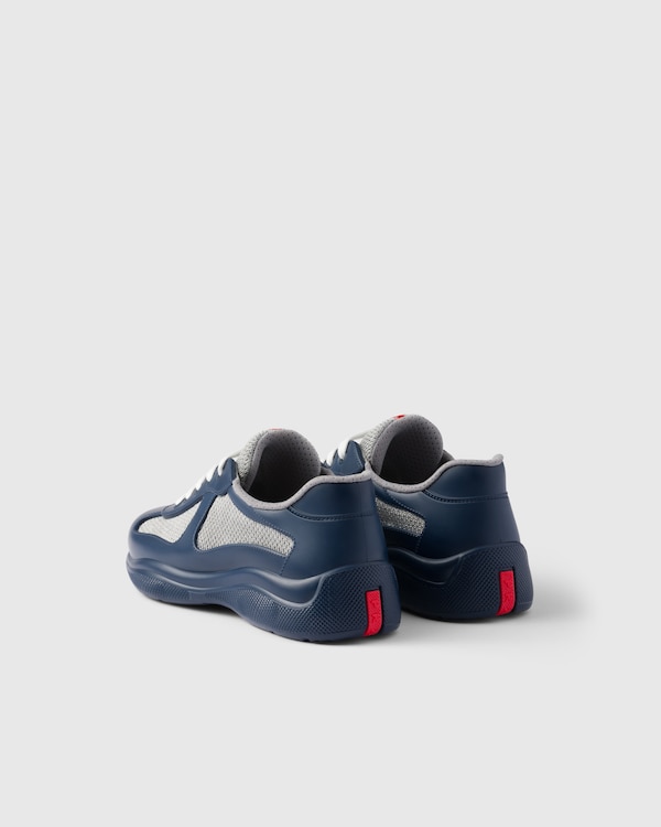 Prada America's Cup Soft rubber and bike fabric sneakers - Royal Blue Prada America's Cup Soft rubber and bike fabric sneakers - Royal Blue