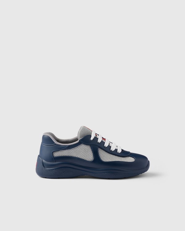 Prada America's Cup Soft rubber and bike fabric sneakers - Royal Blue Prada America's Cup Soft rubber and bike fabric sneakers - Royal Blue
