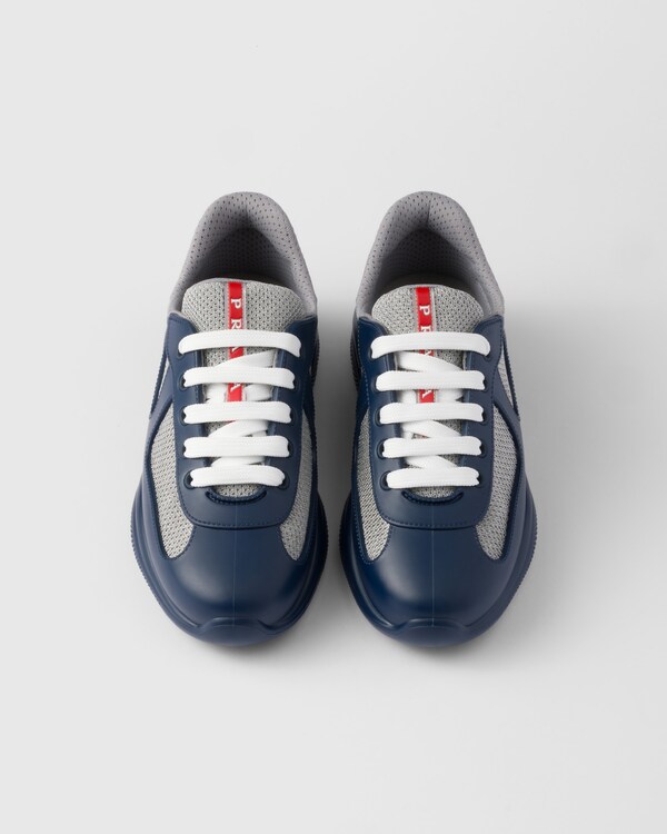 Prada America's Cup Soft rubber and bike fabric sneakers - Royal Blue Prada America's Cup Soft rubber and bike fabric sneakers - Royal Blue
