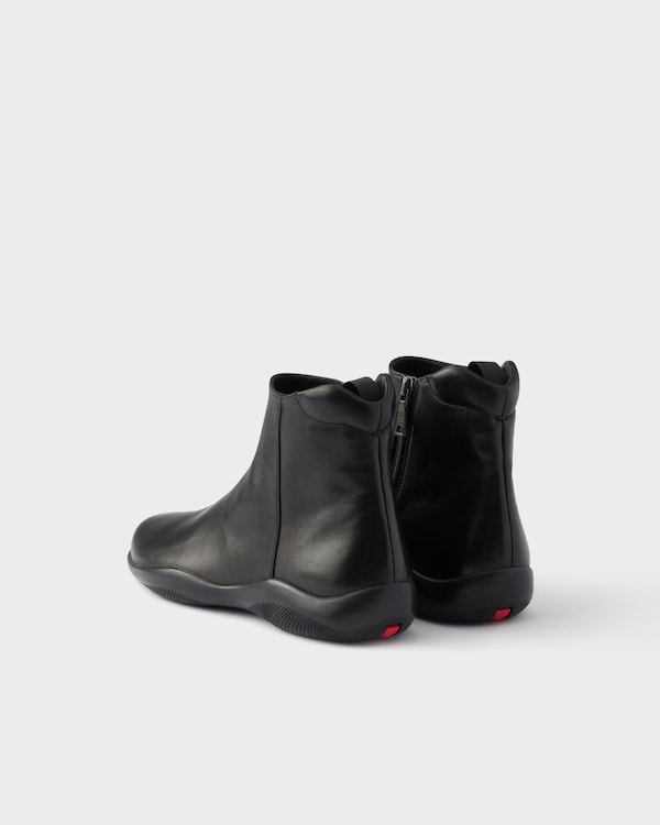 Toblach nappa leather booties - Black Toblach nappa leather booties - Black
