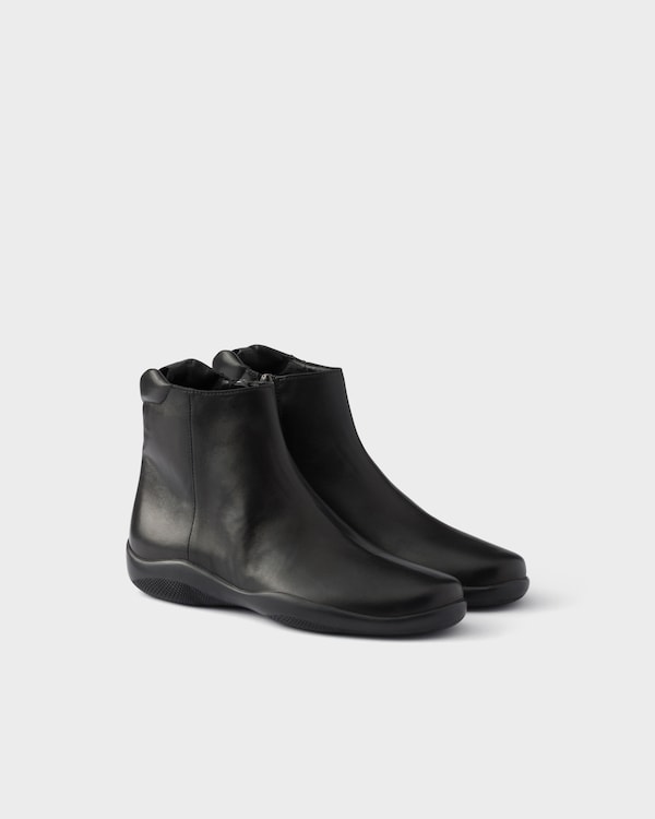 Toblach nappa leather booties - Black Toblach nappa leather booties - Black