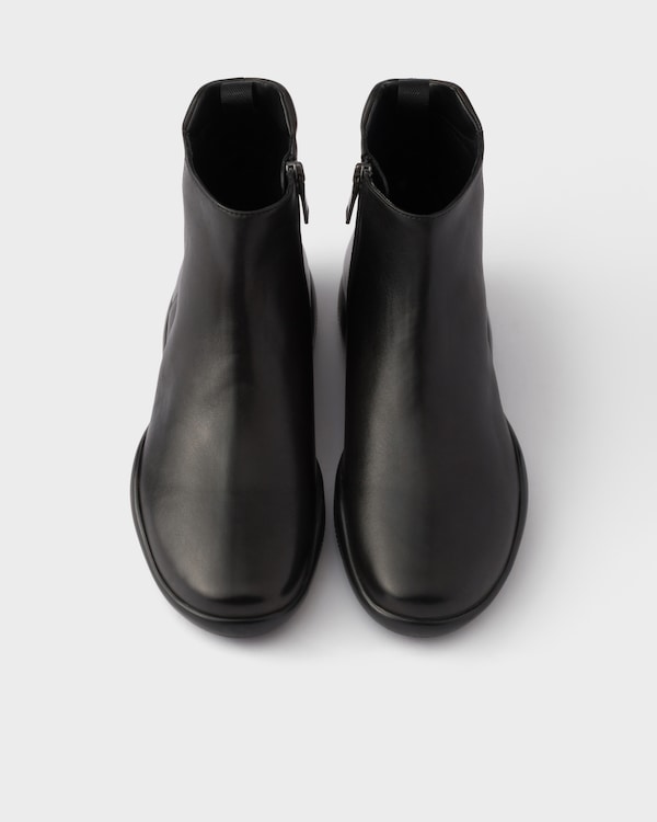 Toblach nappa leather booties - Black Toblach nappa leather booties - Black