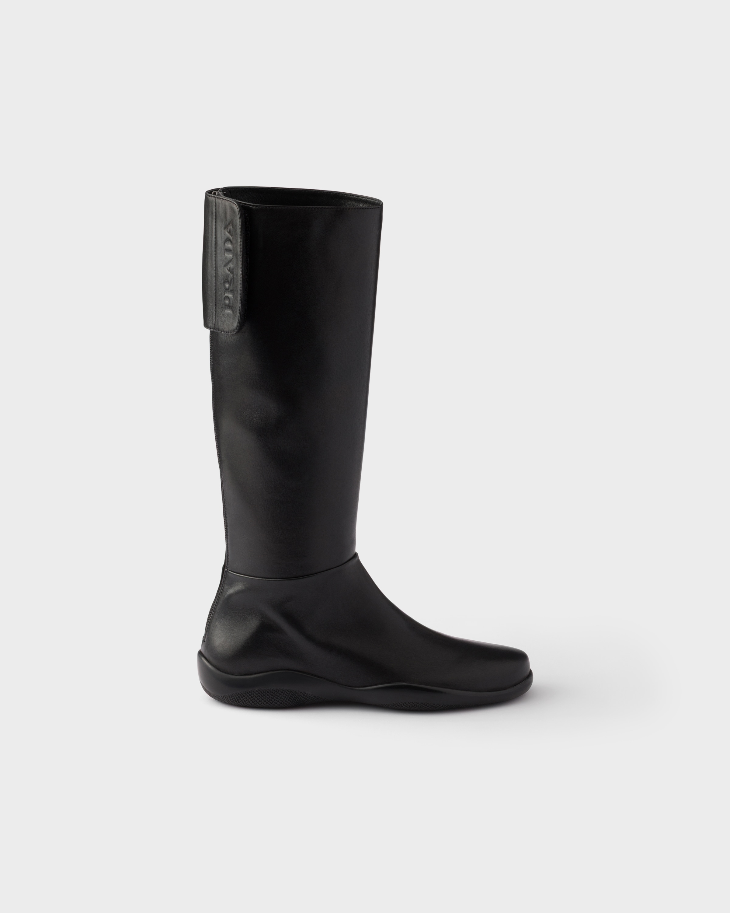 Black Toblach Nappa Leather Boots | PRADA - United States