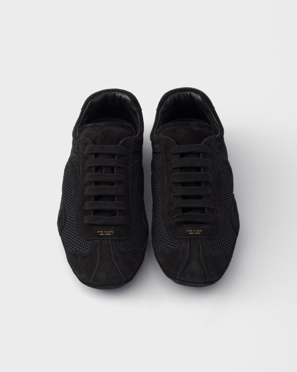 Zapatillas Montecarlo Re-Edition 2005 de ante y malla - Negro Zapatillas Montecarlo Re-Edition 2005 de ante y malla - Negro