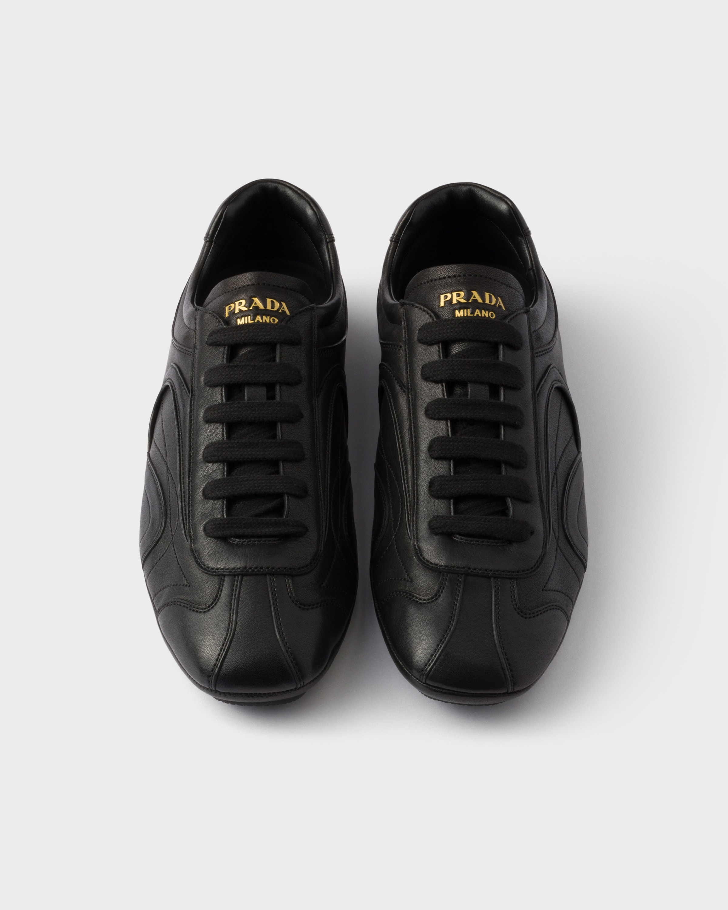 沸騰ブラドン Black Leather Nappa Antiqued 2005 Re-edition Montecarlo 靴