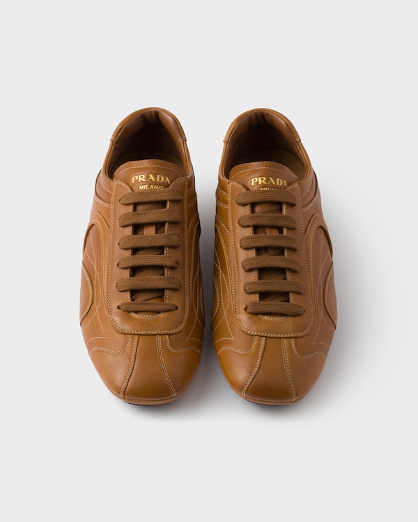 Baskets Montecarlo Re-Edition 2005 en cuir nappa vieilli Baskets Montecarlo Re-Edition 2005 en cuir nappa vieilli