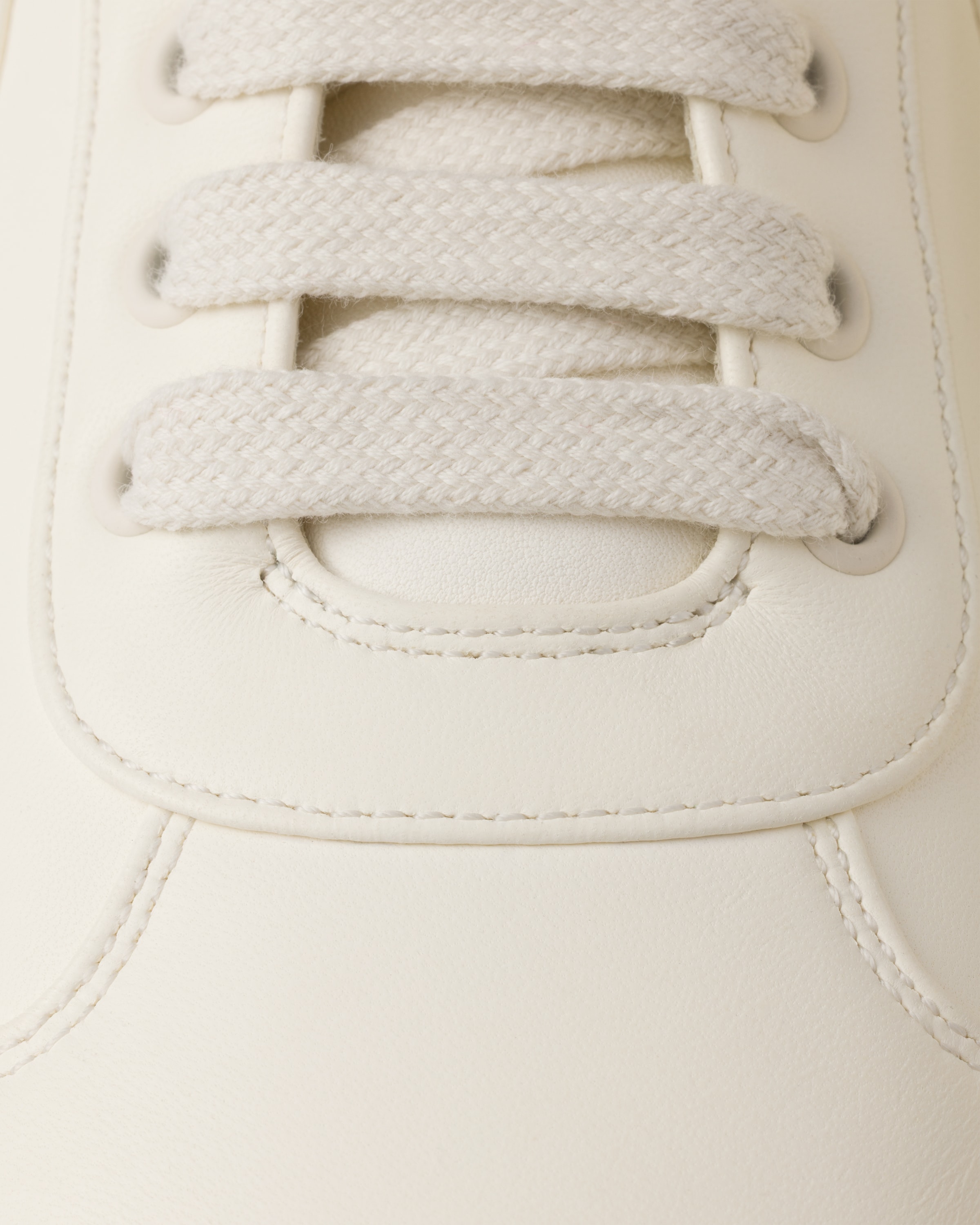 PRADA｜ (4E3400 F G000 038 F0304) Ivory Prada America's Cup nappa leather sneakers | PRADA