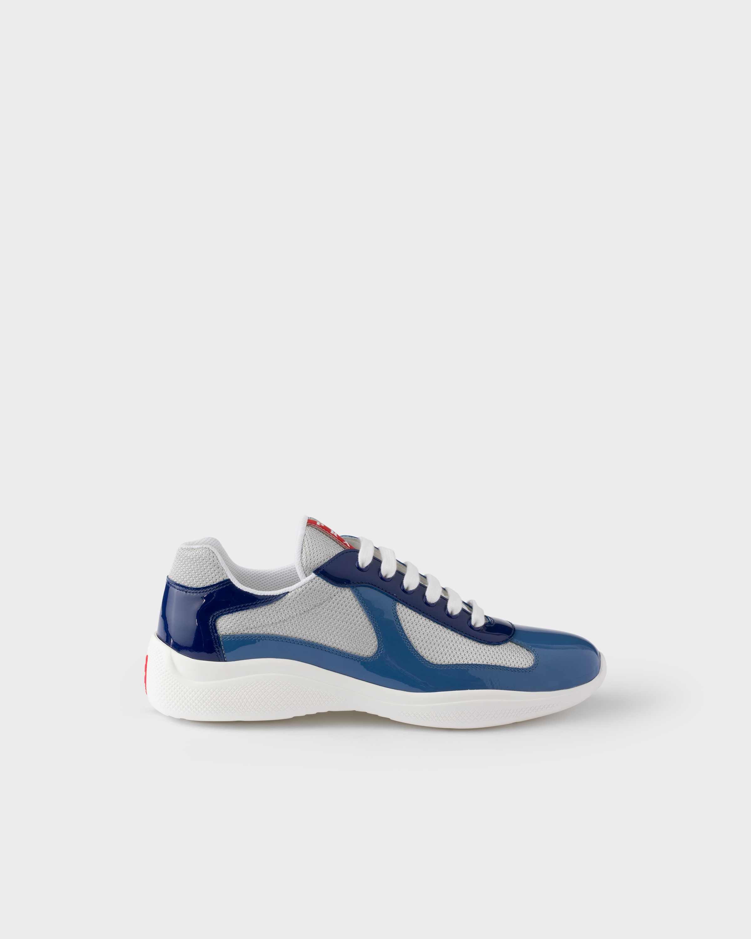 Prada Patent leather and technical fabric Prada America's Cup sneakers