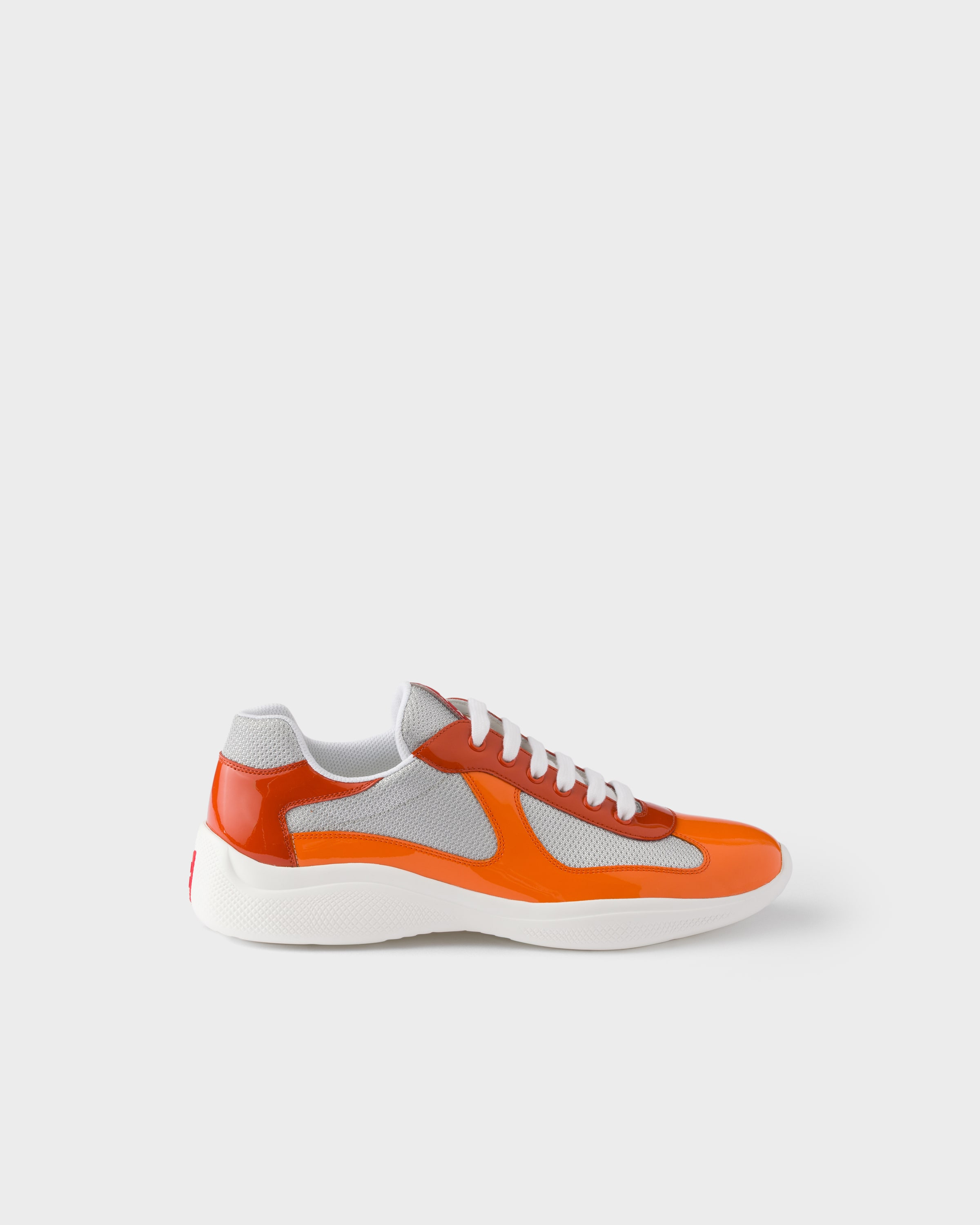 Prada Patent leather and technical fabric Prada America's Cup sneakers