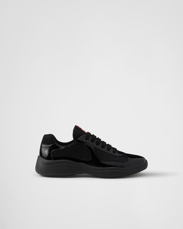 Patent leather and technical fabric Prada America's Cup sneakers Patent leather and technical fabric Prada America's Cup sneakers