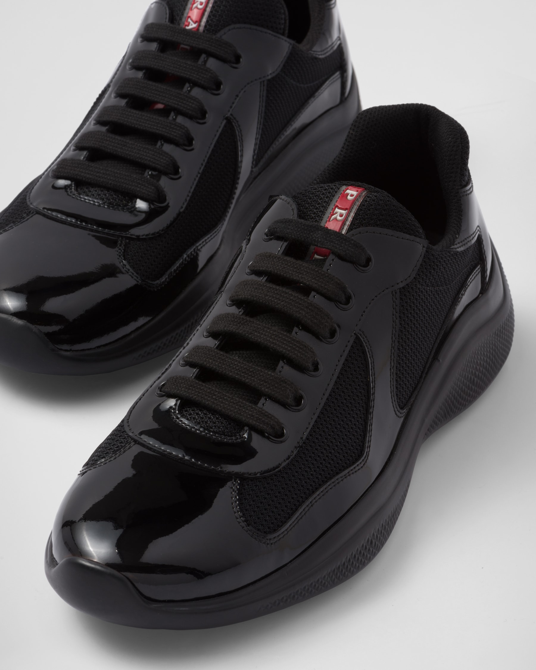 Black Prada America's Cup Sneakers | PRADA