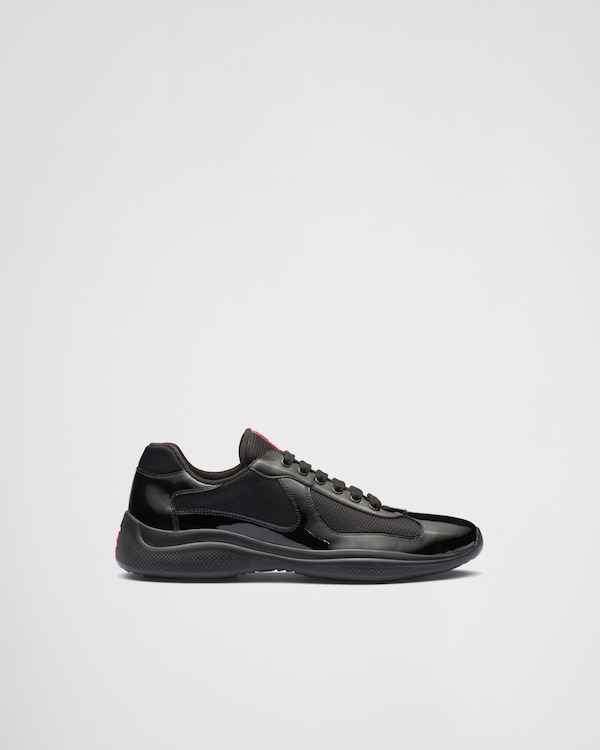 Patent leather and technical fabric Prada America's Cup sneakers Patent leather and technical fabric Prada America's Cup sneakers