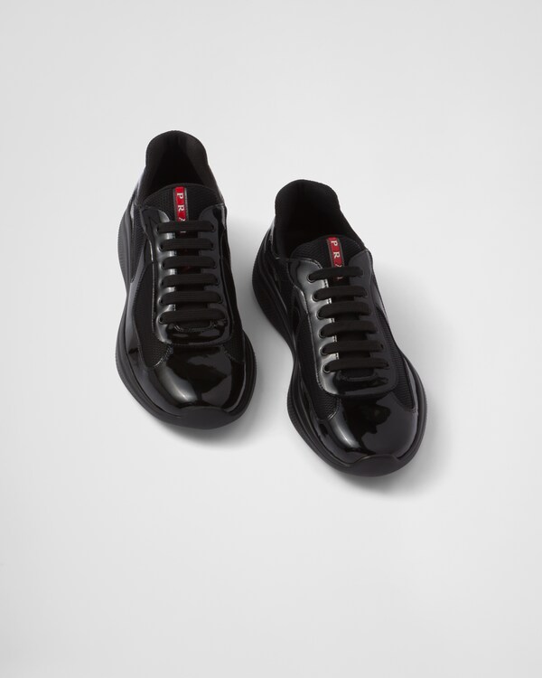 Patent leather and technical fabric Prada America's Cup sneakers Patent leather and technical fabric Prada America's Cup sneakers