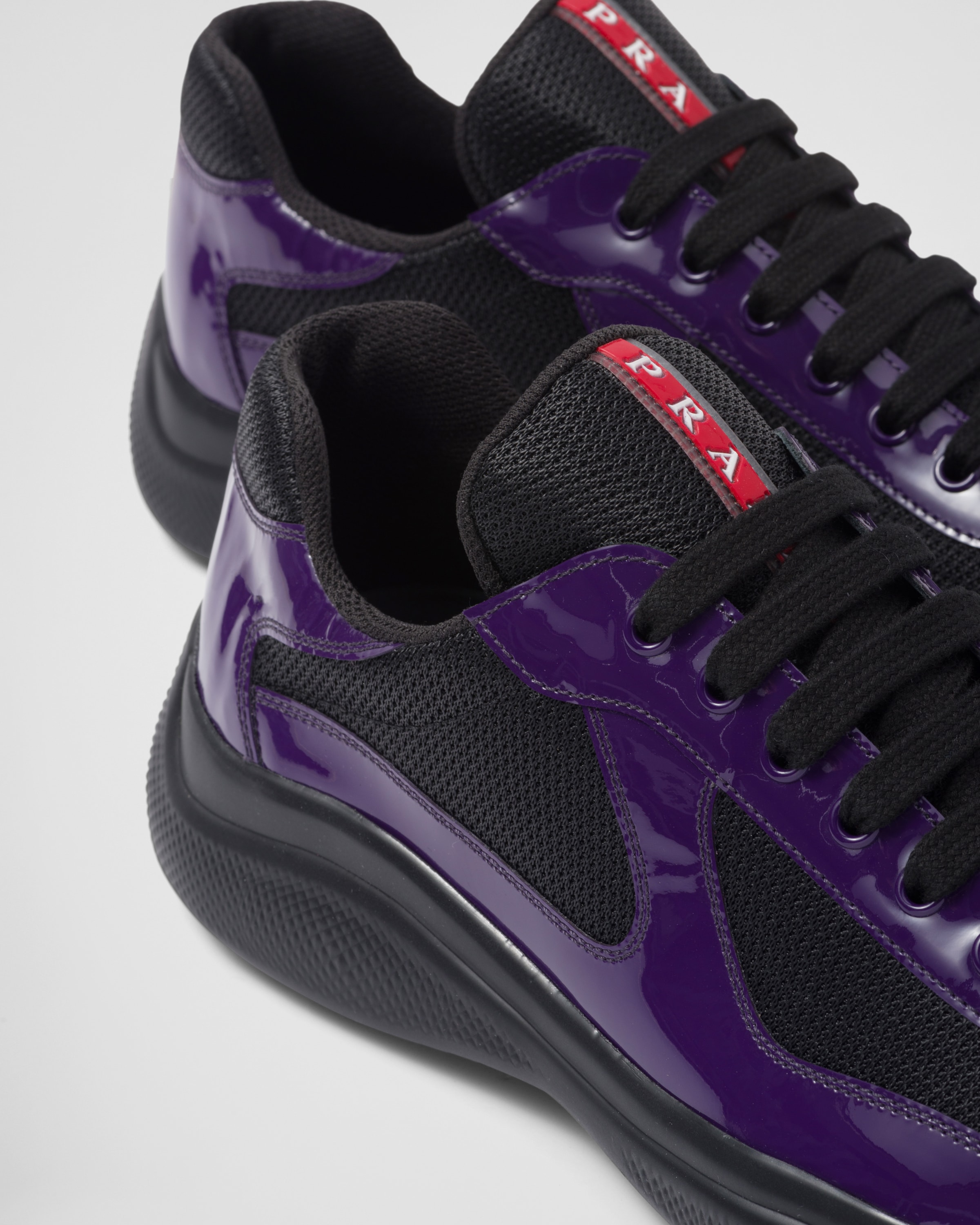Purple prada shop shoes