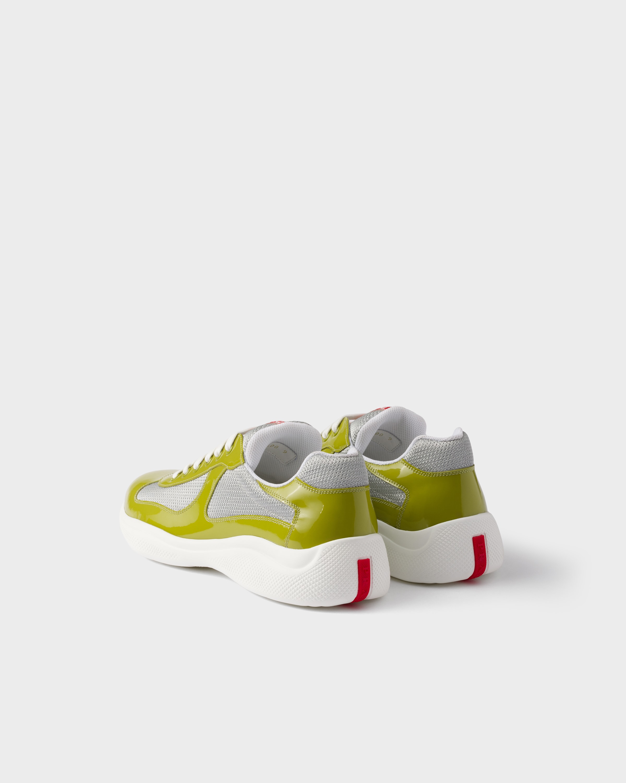 Prada America's Cup Sneaker Aus Lackleder Und Funktionsgewebe In Multi